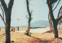 AGADIR, LA PLAGE, BELLE ANIMATION COULEUR REF 14805 - Agadir