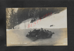 CARTE PHOTO LIRE PARLE DE AIGLE SUISSE  PERSONNAGES PARTIE DE BOB LUGE : - Andere & Zonder Classificatie