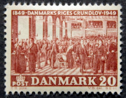 Denmark 1949 100 Years Constitution  MiNr. 319 MHN (**)  ( Lot KS 1666 ) - Nuovi