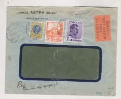 ROMANIA  1940 BRASOV  Registered Censored Airmail  Cover To  Germany - Briefe U. Dokumente