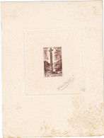 ANDORRE - Epeuve D'artiste Du 15 F. Croix Gothique  - Unused Stamps