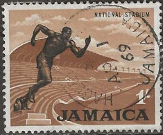 JAMAICA 1964 National Stadium - 1s. - Black And Brown FU - Jamaique (1962-...)