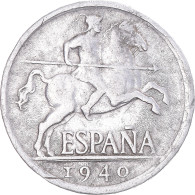 Monnaie, Espagne, 5 Centimos, 1940 - 5 Centiemen