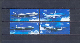 ARGENTINA - MNH - AIRPLANES -  MI.NO.3572/5 - CV = 10 € - Nuevos