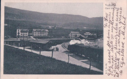 Le Day VD, Chemin De Fer, Gare Du Day Près Vallorbe, Train à Vapeur (10.5.1906) - Vallorbe