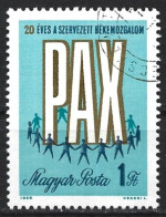 Hungary 1969. Scott #1988 (U) Peace Movement  *Complete Issue* - Used Stamps