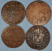 France - Liard  4 X • 1656 • 1698 • 1771 BB • 1728 (Lorraine) • [24-248] - Other & Unclassified