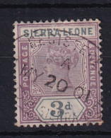 Sierra Leone: 1896/97   QV     SG46     3d      Used - Sierra Leona (...-1960)