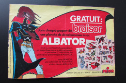 Publicité Papier "Pain Spécial Braisor De PRIOR" ALBATOR - Pubblicitari