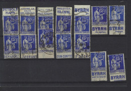 LOT TIMBRE PUBLICITAIRE CARNET PAIX - Used Stamps