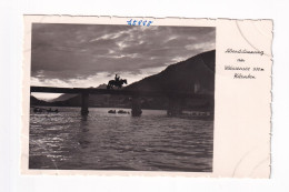 E5537) Abendstimmung Am WEISSENSEE - Kärnten - S/W FOTO .- Männer Auf PFERD über Brücke ALT! - Weissensee