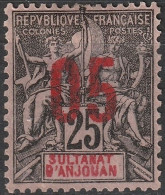 ANJOUAN 24 * MH Type Groupe Surcharge 1912 (CV 3 €) [ColCla] - Nuevos