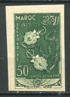 26354 Maroc PA93a* Au Profit Des Oeuvres De Solidarité Franco-marocaine N.D   1953  TB - Airmail