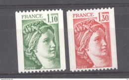 France  :  Yv  2062-63  ** - 1977-1981 Sabine (Gandon)