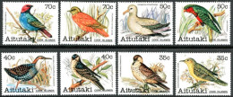 AITUTAKI 1982 - Oiseaux Du Pacifique - III - 8 Timbres - Aitutaki