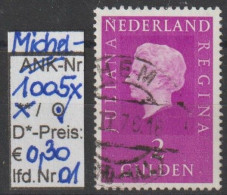 1973 - NIEDERLANDE - FM/DM "Königin Juliana" 2 G Rotviolett - O Gestempelt - S. Scan (1005xo 01-02 Nl) - Used Stamps