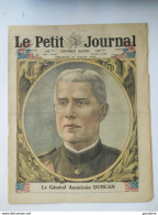 Le Petit Journal N°1439 - 21 Juillet 1918 - Abris De Campagne - General DUNCAN USA Etats Unis - WW1 - Le Petit Journal