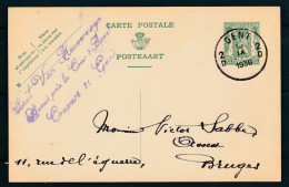 PWS - Cachet "GENT 2 Litt. D - D" Dd. 15-09-1936 - (ref.1723) - Cartes Postales 1934-1951
