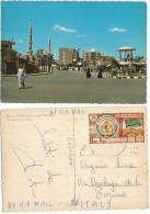 Saudi Arabia The Entrance In Medina Pcard Dhahran 1969 X Italy With Scout Rover Moot 1969 Mecca P.10 Solo Franking !!! - Saoedi-Arabië