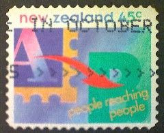 New Zealand, Scott #1226, Used(o), 1994, People Reaching People, 45¢, Multicolored - Used Stamps