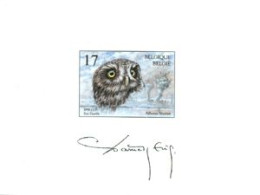 BELGIQUE 1999 - NA 6 - FR - Hibou - Uil - Owl - Texte En Français/Franse Text (verso) - Aigles & Rapaces Diurnes