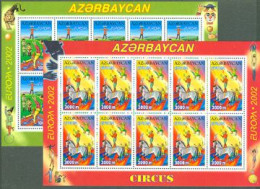 AZERBAIDJAN 2002 - Europa - Le Cirque - Feuillets De 10 - 2002