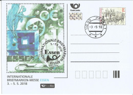 CDV A  P 224 Czech Republic Essen Stamp Fair 2018 Train - Cartes Postales