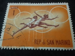 SAN MARİNO -1960-80     1    LİRE   DAMGALI - Used Stamps