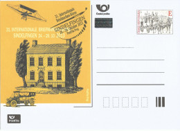 CDV A 200 Czech Republic Sindelfingen Stamp Exhibition 2013 Airplane Car - Cartes Postales