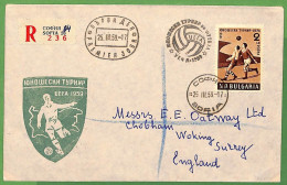 8636 - BULGARIA - POSTAL HISTORY - Rare UEFA  FOOTBALL Postmark 1959 - Eurocopa (UEFA)