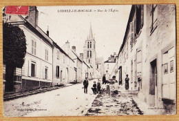 12157 / ⭐ ♥️  77-LORREZ-LE-BOCAGE Rue Eglise Animation Villageoise 1905s à DUPRE Lecaris St Valérien- Cliché GRAVIER - Lorrez Le Bocage Preaux