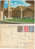 Saudi Arabia Dhahran Int. Airport (particular) - Pcard Airmail Used To Italy With 3 Stamps 81 Regular + 2 Airmail ) - Arabia Saudita