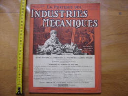 1928 Revue 2 Pratique Des Industries Mecaniques INGENIEUR CONTREMAITRE OUVRIER - Bricolage / Tecnica