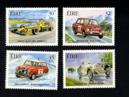 1985229019 2001 SCOTT 1296 1299 (**) POSTFRIS MINT NEVER HINGED - SPORT - RACE CARS - Nuovi