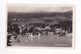 E5549) VELDEN Am Wörthersee - Tolle S/W FOTO AK Mit DAMPFER U. Vielen Segelbooten U. Häuser Ansichten ALZT! - Velden