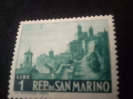 SAN MARİNO -1960-80     1    LİRE   DAMGASIZ - Unused Stamps