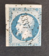 STAMP TIMBRE FRANCE NAPOLEON 10 REPUB OBL + 3 VOISIN ULTRA RARE COTE ++++ - 1852 Louis-Napoléon