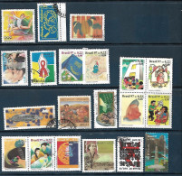 Brasil (Brazil) - 1997 - Set 20 Stamps: Used, Hinged (##3) - Used Stamps