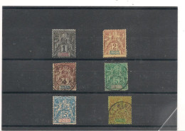 SOUDAN ANNÉE 1894 N° 3/6-8/9 Oblitérés Cote : 65,00 € - Used Stamps