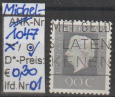 1975 - NIEDERLANDE - FM/DM "Königin Juliana" 90 C Dkl'grau - O Gestempelt - S. Scan (1047o 01-03 Nl) - Used Stamps