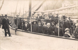 85-NOIREMOUTIER- CARTE-PHOTO- VOYAGE EN BATEAU - Noirmoutier