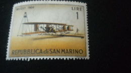 SAN MARİNO -1960-80    1      LİRE   DAMGASIZ - Nuevos