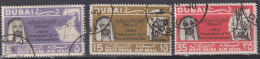 Dubaï 1965 - Poste Aérienne YT 71 - 72 Et 74 (o) - Dubai