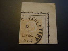 HONGRIE ROYAUME   1875 Sur Découpe D Entier - Storia Postale