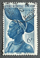 FRAWA0038U - Local Motives - Guinea - 6 F Used Stamp - AOF - 1947 - Usados