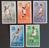 Suriname - Nrs. 349 T/m 353 Olympische Spelen Rome 1960 (postfris Met Plakker) - Surinam ... - 1975