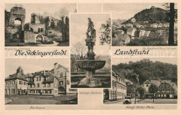 73544966 Landstuhl Burgruine Sickingen Kurhaus AH Platz Denkmal Landstuhl - Landstuhl