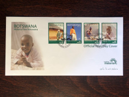 BOTSWANA FDC COVER 2011 YEAR MALARIA HEALTH MEDICINE STAMPS - Bofutatsuana