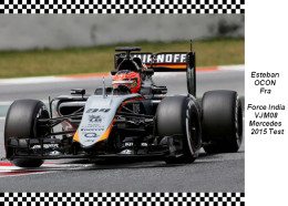 Esteban  Ocon  Force India VJM08   2015 Test - Grand Prix / F1