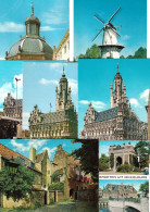 1970 / 1980 Middelburg Kuyperspoort, Gemeentehuis, Molen Etc. 7 X In Kleur Blanco / 2 X Gelopen Met Zegel - Middelburg